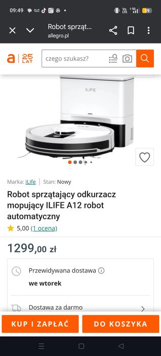 Nowy robot sprzątający Ilife