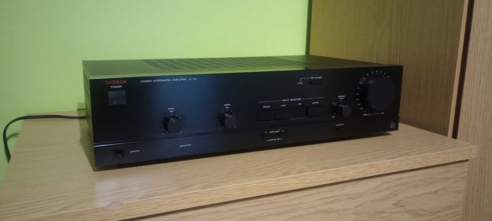 Wzmacniacz Luxman LV-110, wejscie Phono, Moc 2x45W, Tokyo, Japan