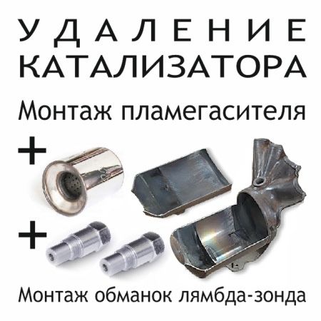 Скидки на Удаление катализатора перепрошивка сажевого фильтр прямоток