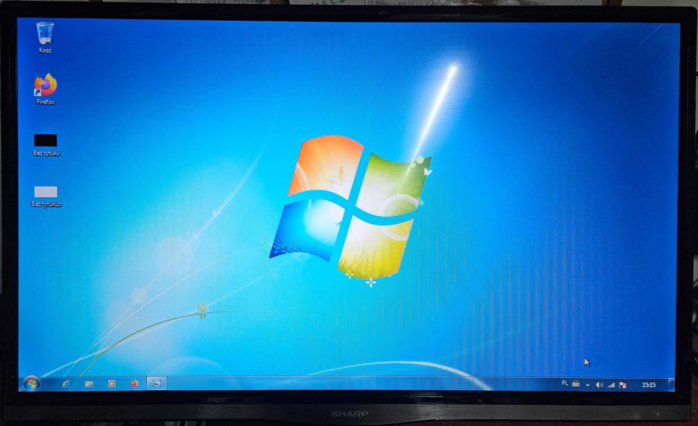 telewizor SHARP LC-32LE154V HD 32" bez dvb-t2 PILOT