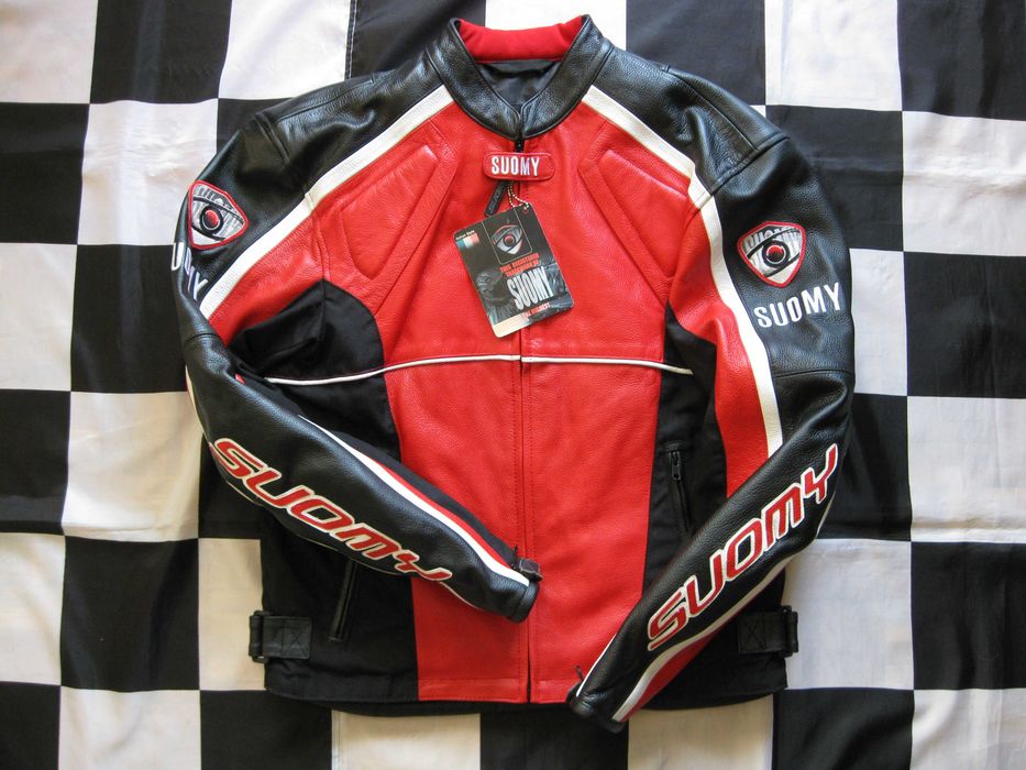 Kurtka motocyklowa skórzana SUOMY rozm.52
