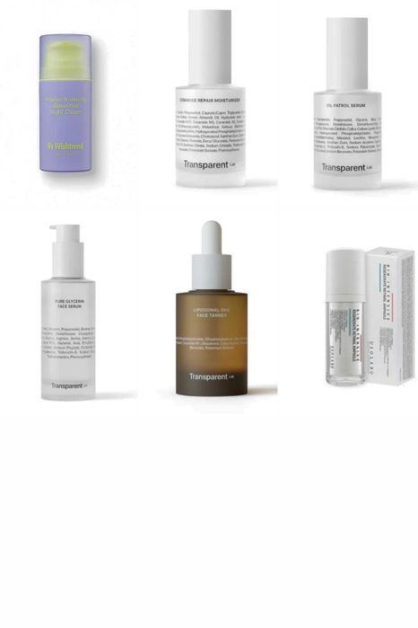 transparent lab косметика для обличчя