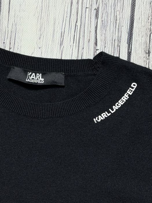 Karl Lagerfeld свитер оригинал кашемир черный лонгслив  размер S