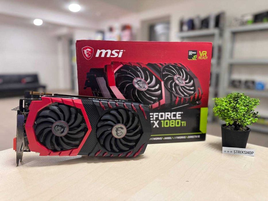 Відеокарта MSI GeForce GTX 1080 TI GAMING X 11G Б/в, Гарантія 3 міс!