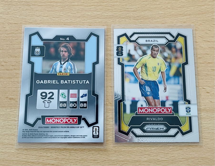 Panini FIFA 2026 Prizm Monopoly карточки