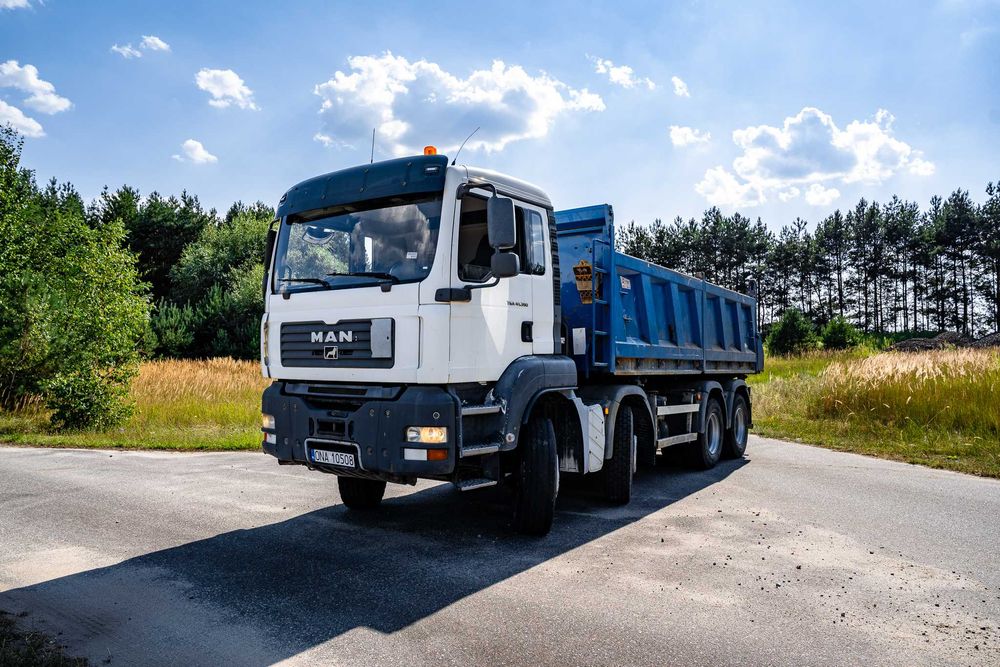Man tga 8x4 wywrotka