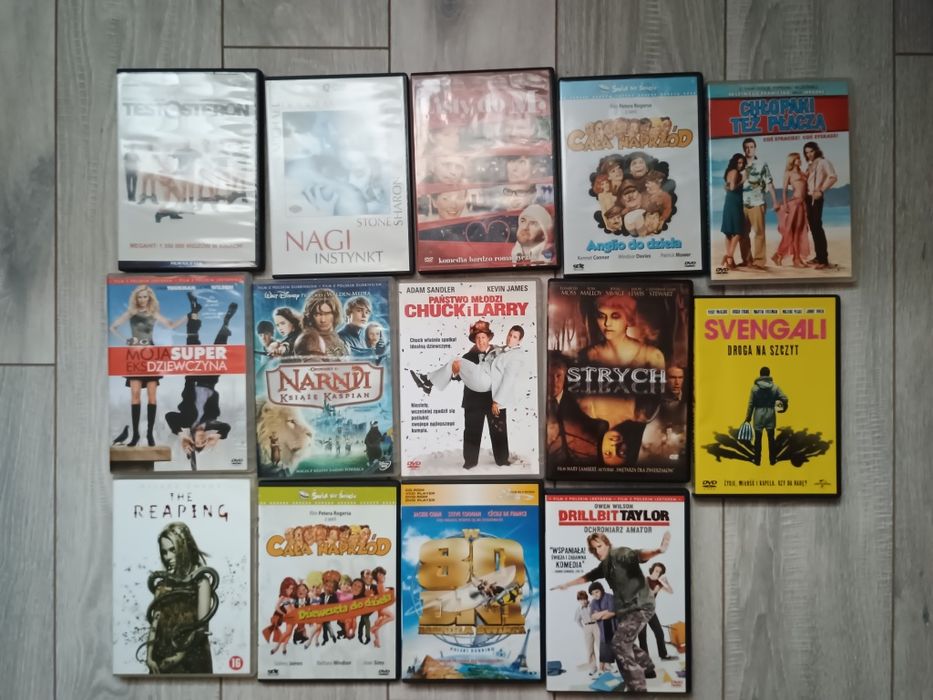 Różne filmy DVD. Stan BDB