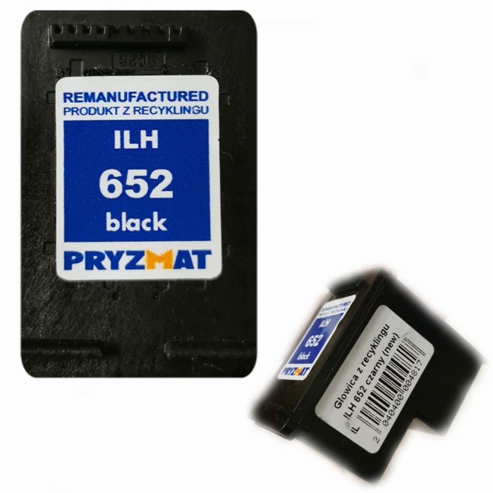 Pusty kartridż HP 652 zamiennik BLACK Kraków Grzegórzki • OLX.pl