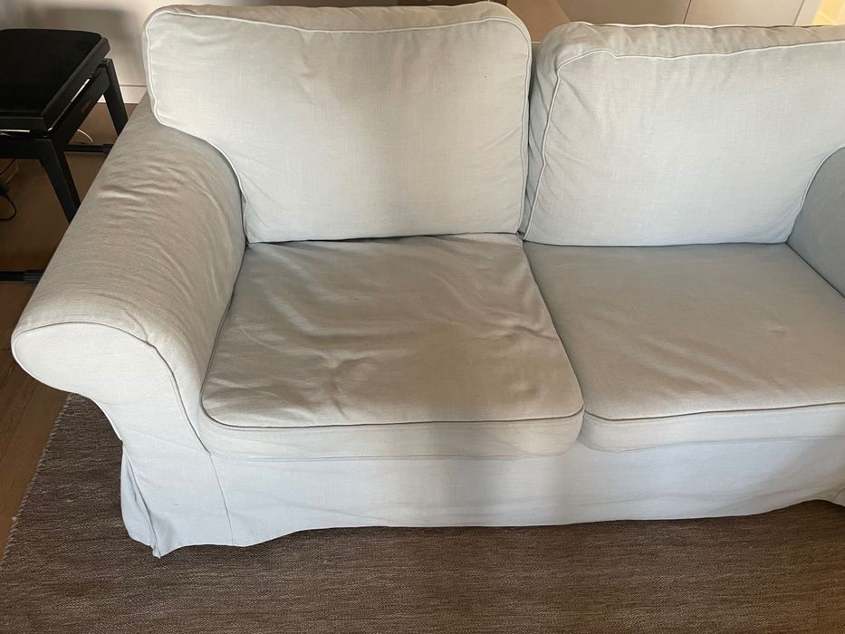 Sofá ikea azul celestial