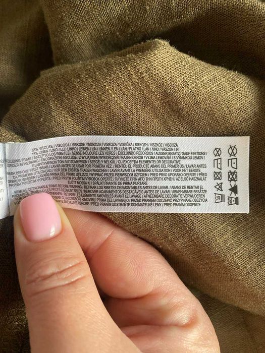 Koszulka lniana Primark