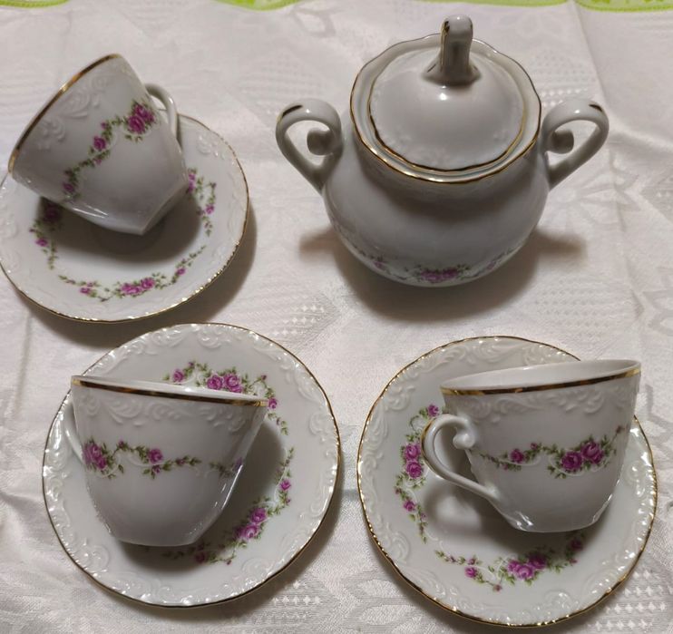 Peças serviço café porcelana SPAL