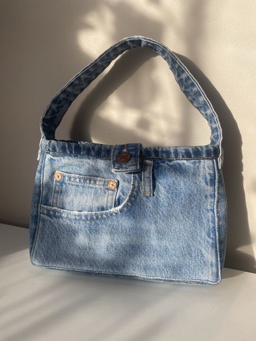 Ekskluzywna torebka jeansowa Handmade