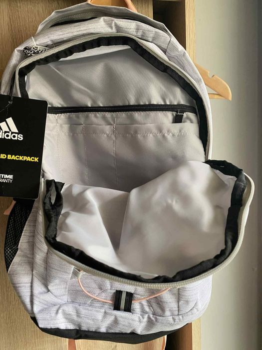 Plecak Adidas Ultimate ID Backpack – szaro-łososiowy