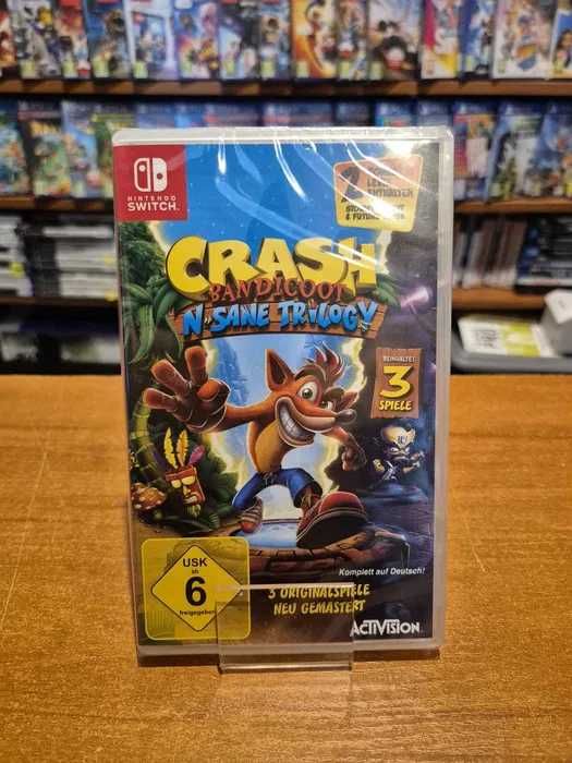 Gra Crash Bandicoot N'Sane Trilogy Nintendo Switch / Nowa / Kartridż /