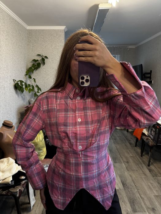 Жіноча сорочка клітинка