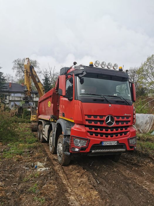 Wywrotki usługi transportowe wynajem