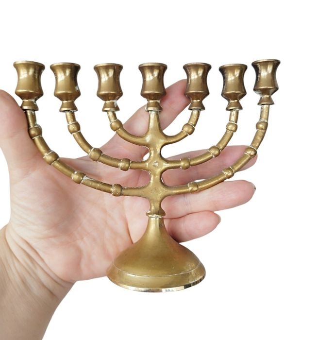 Подсвечник Менора бронза