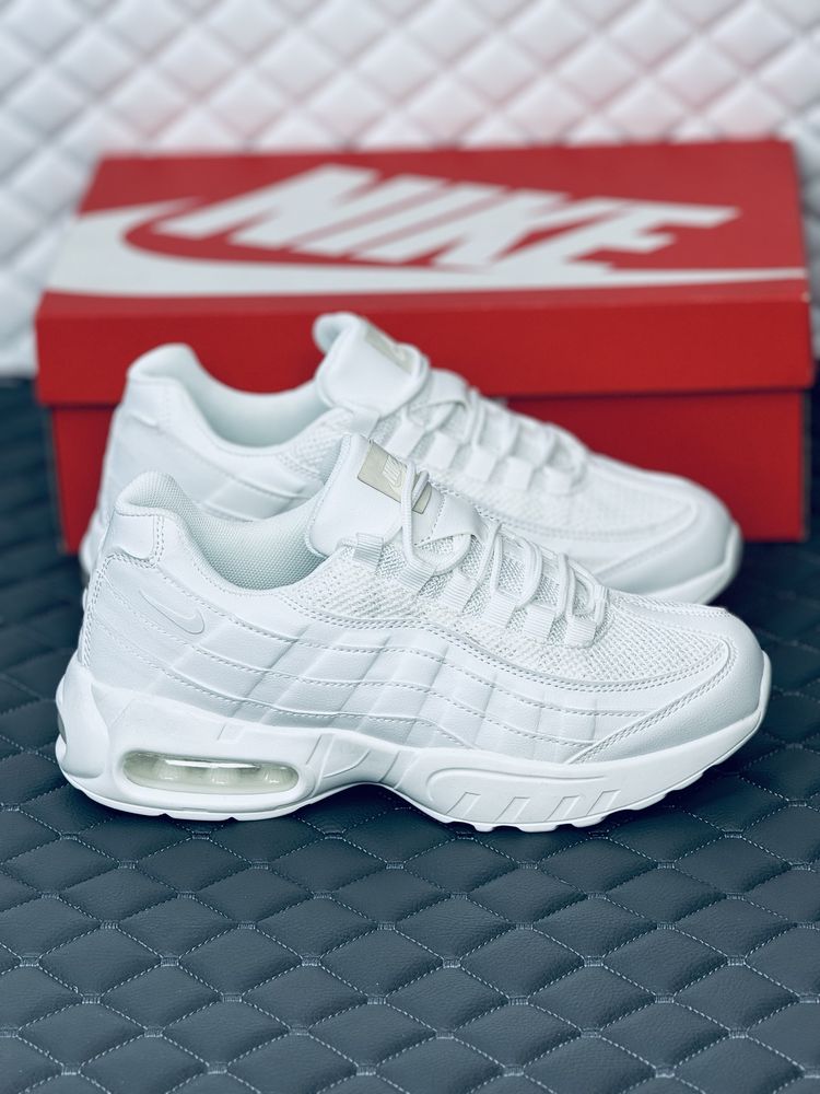 Nike Air Max 95 all white кроссовки мужские весенние белые Найк 95: 1 ...