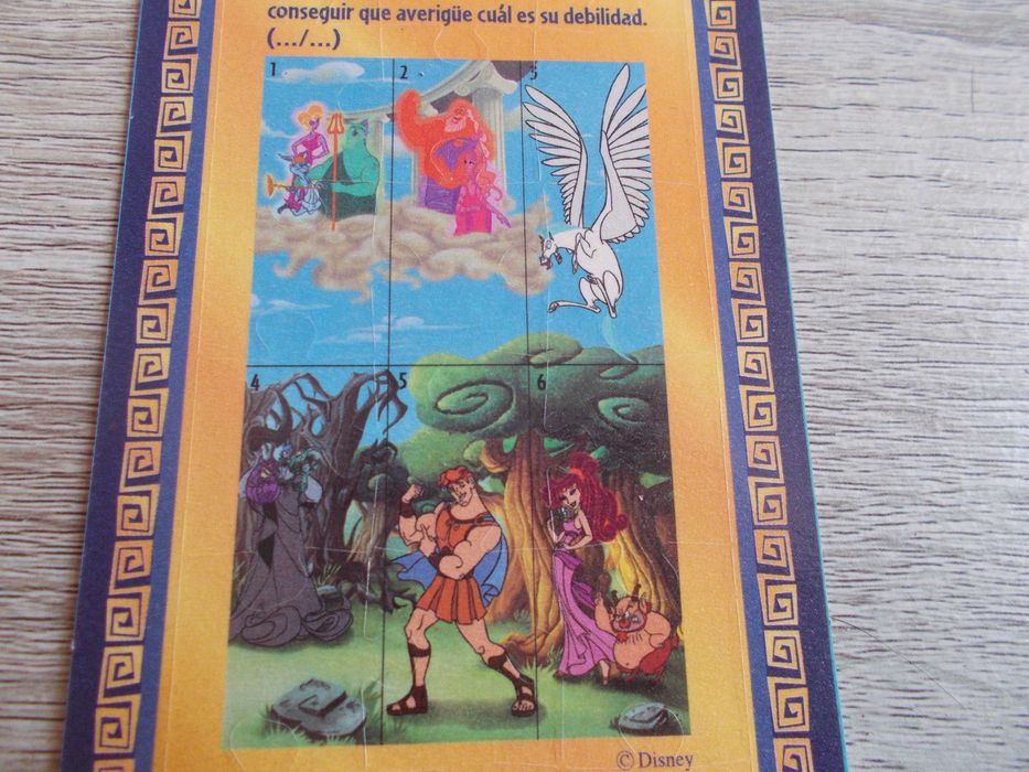 puzzle da Nestlé com o Hércules