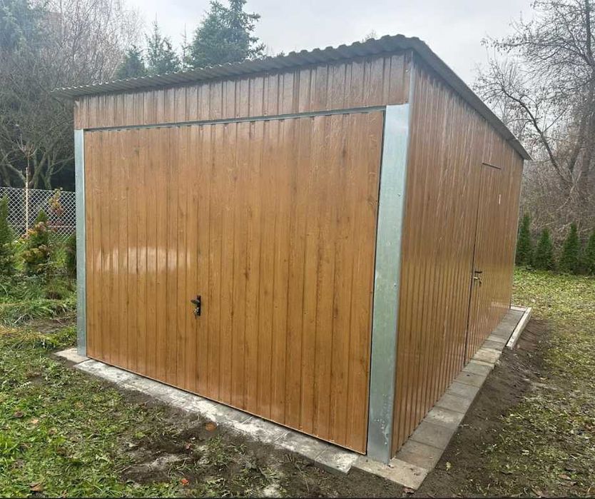 Garaż blaszany 3x5, garaże drewnopodobne, jednostanowiskowe