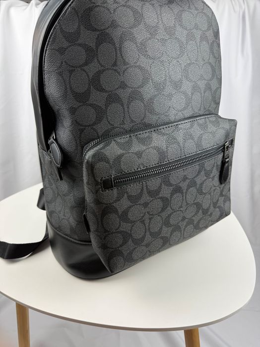Чоловічий рюкзак Coach шкіряний — zdjęcie 4