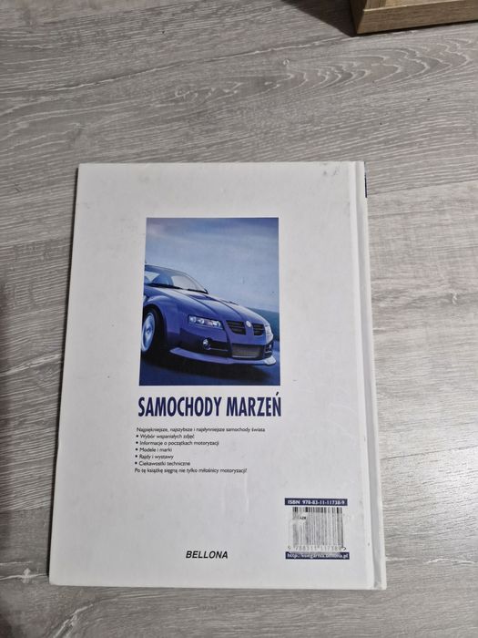 Książka- Samochody Marzeń