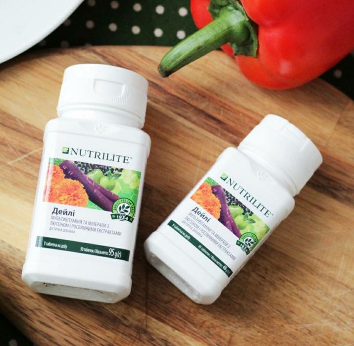 Дейлі 45 т нутрілайт. Amway Nutrilite вітаміни С, D, E, B. Омега емвей