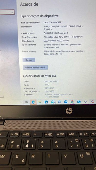 Computador portátil HP