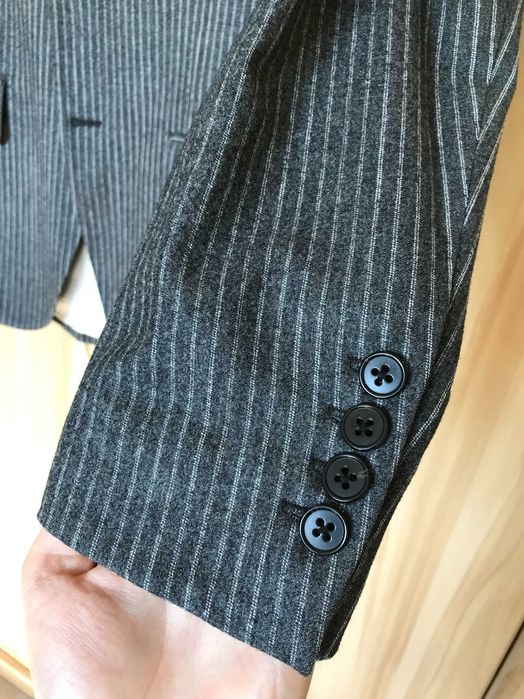 Marynarka włoska bespoke Pinstripe VBC 110'S r. 48 (M)