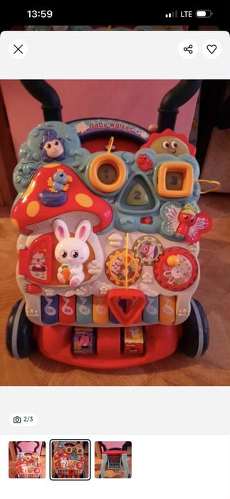 Ходунки каталка walker baby