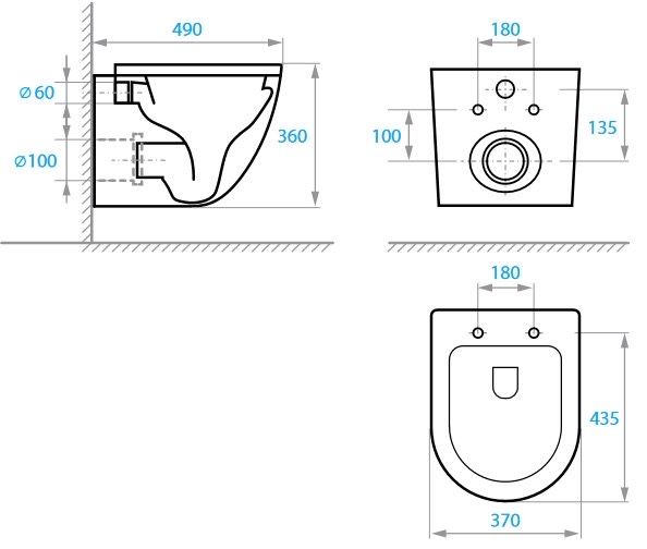 Інсталяція Grohe Rapid SL з унітазом KollerPool Round Smart Tornado