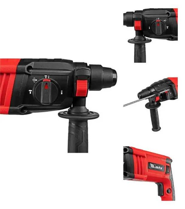 Електричний перфоратор прямий MTX 900 Вт / SDS-Plu / 4800 ударів/хв / 3 Дж