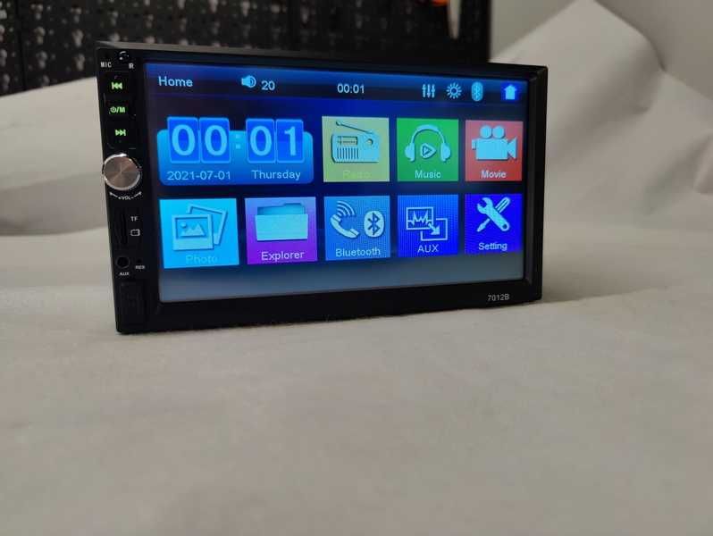 Rádio 2 DIN 7 Oferta Câmara - Bluetooth USB Micro SD - PORTES Grátis