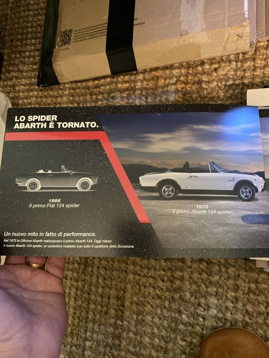 Catálogo Fiat 124 spider abarth