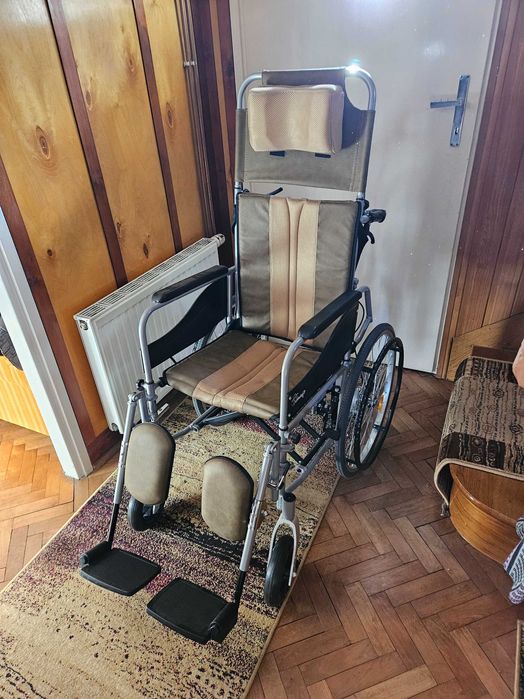 Nowy wózek inwalidzki Timago Stable-Tim ALH 008 aluminiowy stabilizujący plecy i głowę