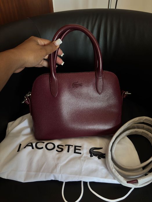 Mala Lacoste Original – Bordô