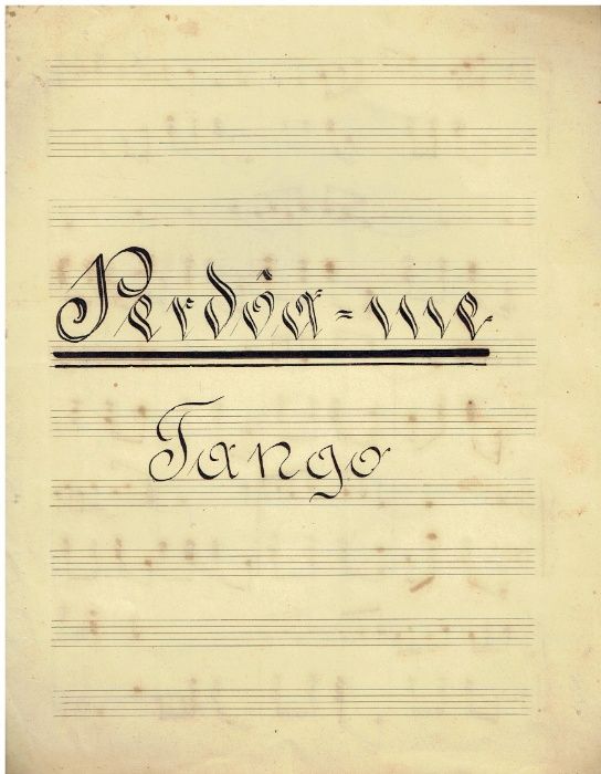 8016 - Partitura Perdoa-me Tango
