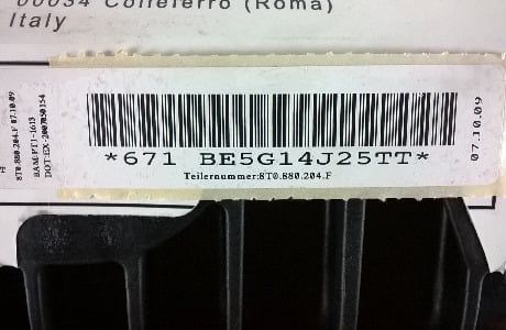 Airbag Passageiro 8T0880204F - AUDI A4 B8