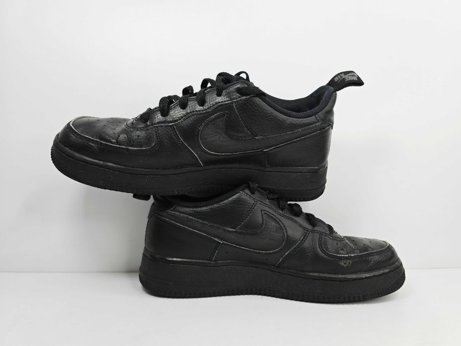 Nike Air Force One czarne buty skórzane w rozmiarze 39