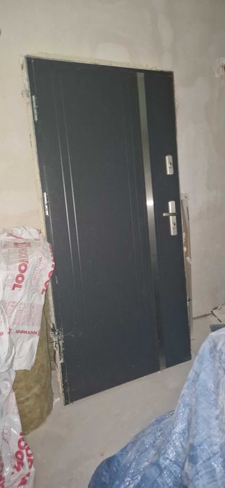 Drzwi zewnętrzne KMT 75 plus, szerokość 90, antracyt