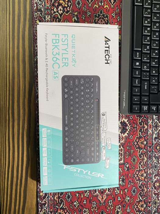 Клавіатура бездротова A4Tech FBK36C AS, Black