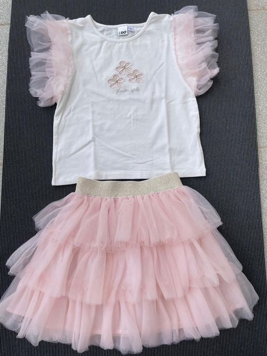 Conjunto menina rosa