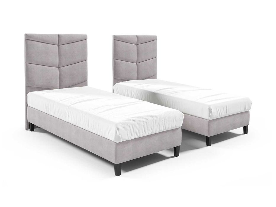 Tapicerowane łóżko hotelowe 70 / 80 / 90 / 100x200 - SZYBKA DOSTAWA