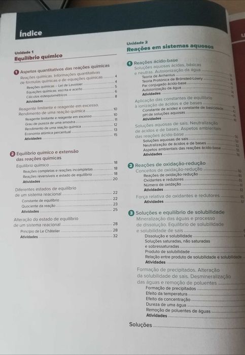Caderno de exercícios de Química A 11°ANO