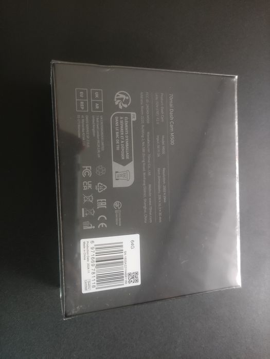 Відеореєстратор 70mai Dash Cam M500 64GB 170° HDR, новий, запакований