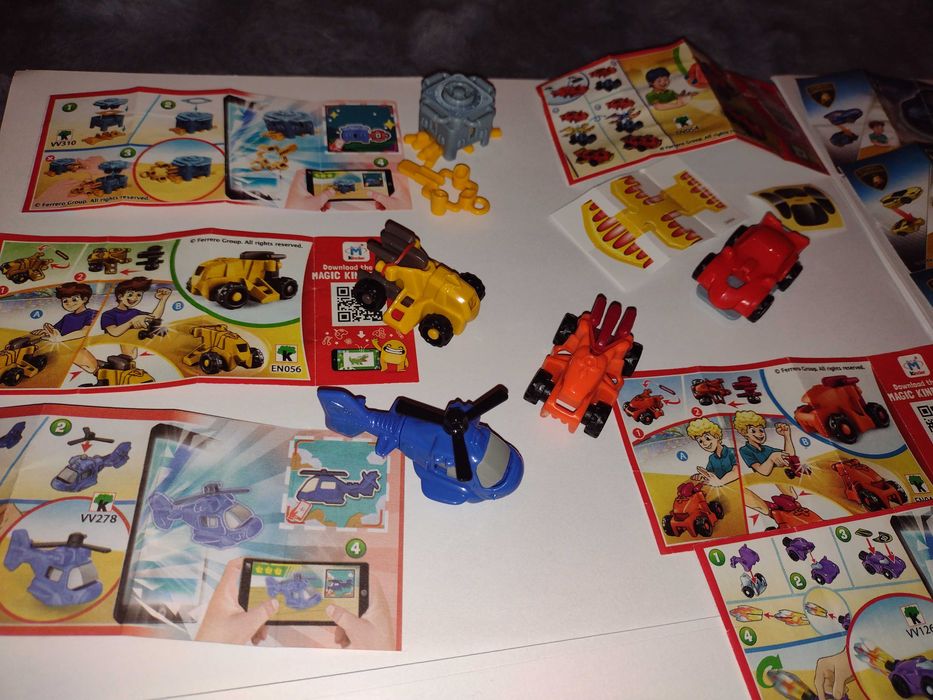 Zabawki Kinder niespodzianka seria auta