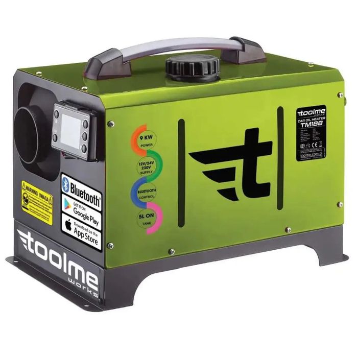 Дизельний обігрівач 9 кВт TOOLME Дизельный обогреватель 9 кВт