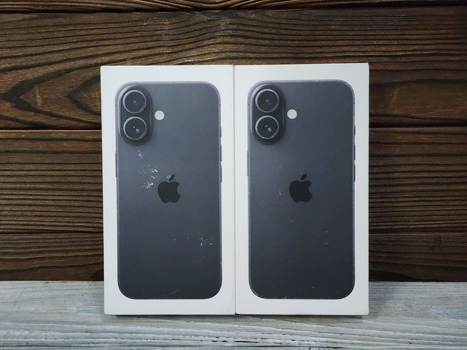 iPhone 16 128Gb Black SIM 630$ магазин гарантия