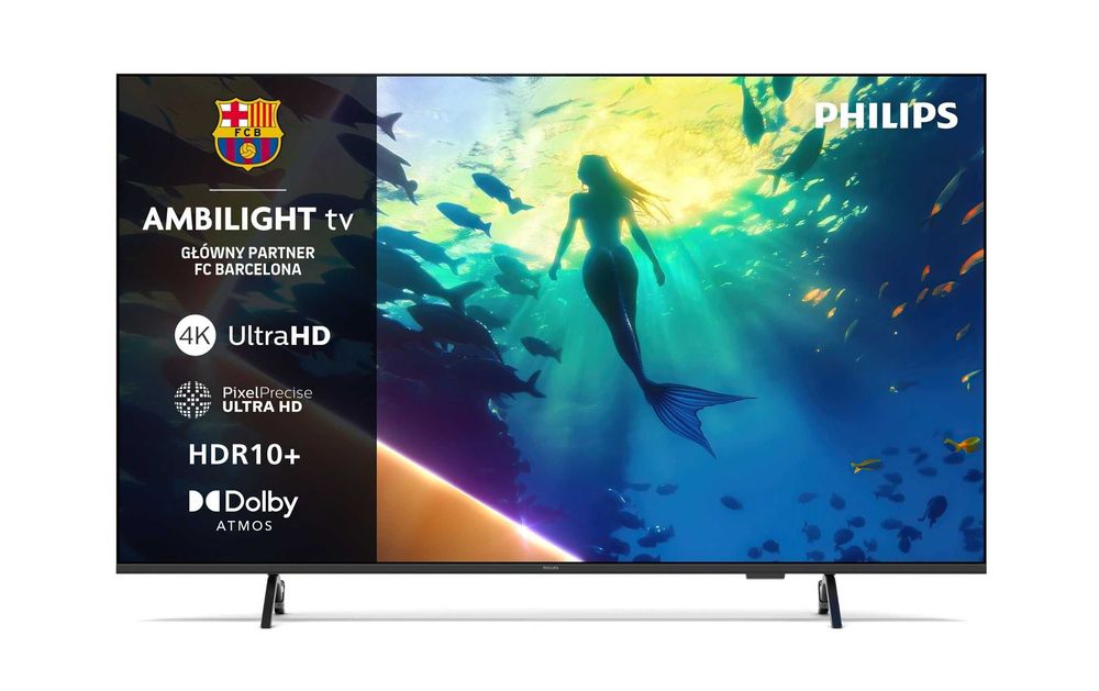Nowy Philips 65 cali 4k 3xAmbilight smart WiFi 65PUS8010 Gw24m telewiz