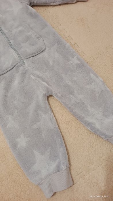 Теплий флісовий костюм George 98, мохровий чоловічок Next 98, 2-3 роки